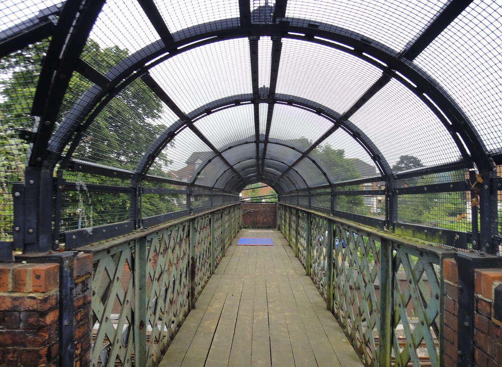 Redhill Footbridge - June 2011 - Health & Safety at Walk